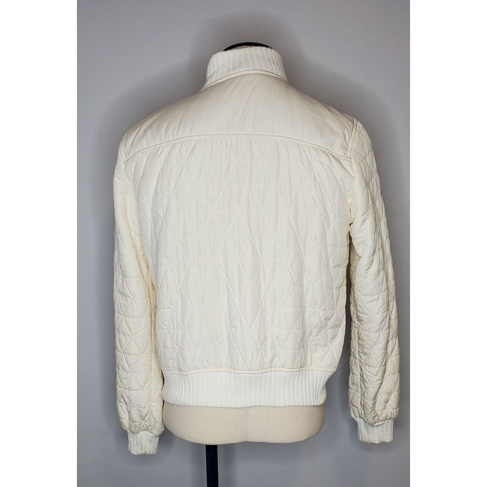 PRANA W's Diva Sherpa Lined Full Zip Insulated Jacket Size Large L White - Picture 4 of 9